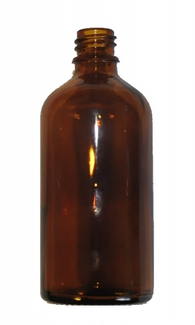 100 ml Amber brown glass bottle