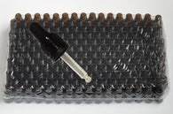 10 ml Amber brown glass bottles with black pipette - 192 pieces