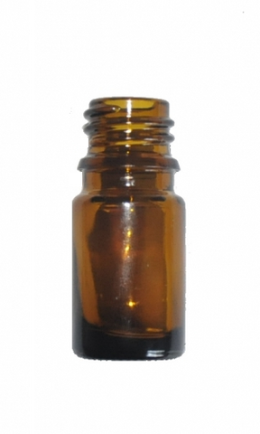 5 ml Amber brown glass bottle