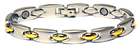 Magnetic bracelet made from alloy steel