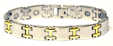 Magnetic bracelet made from alloy steel